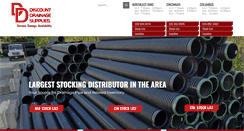 Desktop Screenshot of discountdrainage.com